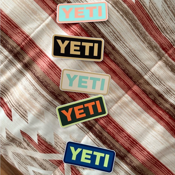 Yeti Accessories - Brand new yeti stickers